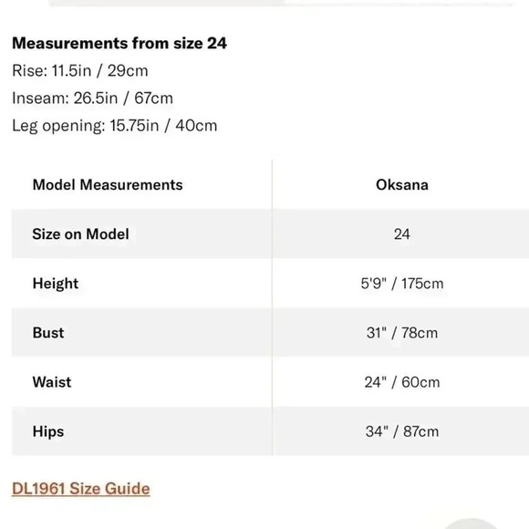 DL1961 New Emilie Straight High Rise Jeans Size 32 Designer - Picture 16 of 17